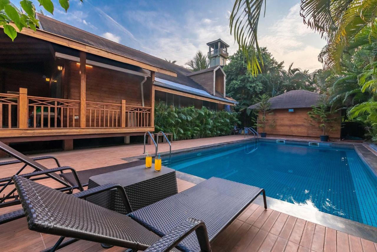 Nature'S Abode - The Wooden Villa At Morjim By Stayvista المظهر الخارجي الصورة